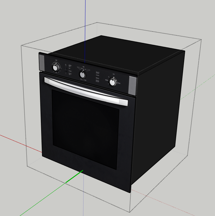 Appliance preset axis placement