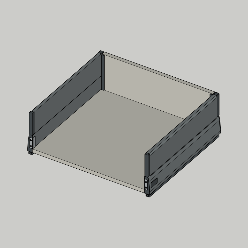 DS_104 drawer system with high solid side