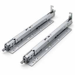 Generic illustration: Bottom-mounted / undermount slides